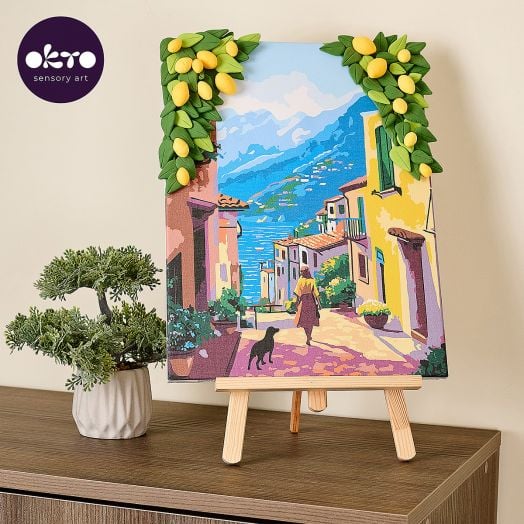 Творчески комплект Okto - Направи 3D картина с лек моделин 