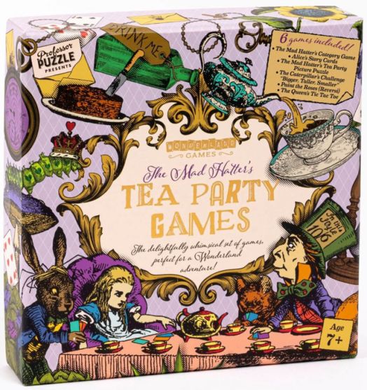 Комплект игри Professor Puzzle: The Mad Hatter's Tea Party Games