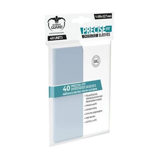 Протектори за карти Ultimate Guard: Precise-fit Sleeves, 40 бр.