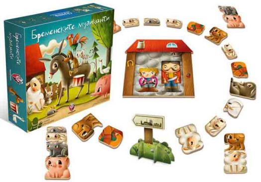 Детска настолна игра: Бременските музиканти
