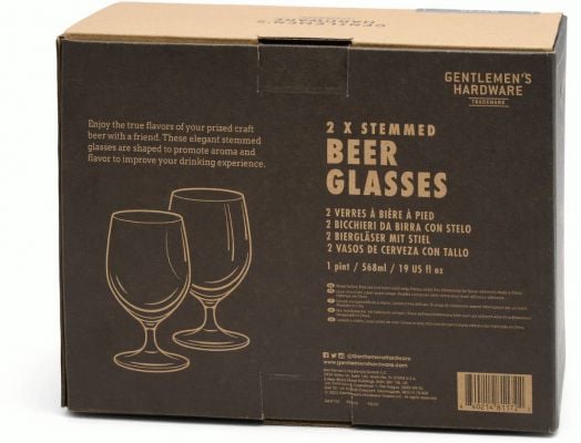 Чаши за бира Gentlemen's Hardware, 2 бр.