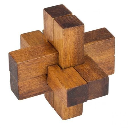 Мини дървен пъзел, Professor Puzzle Da Vinci Cross