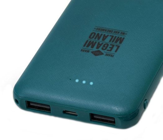 Външна батерия Legami - Petrol Blue, 5000 mAh