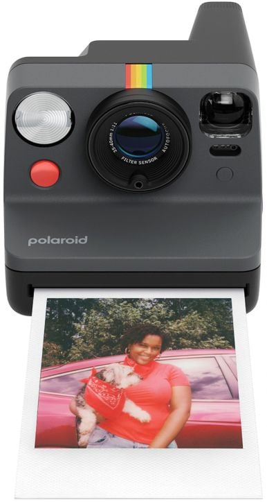 Фотоапарат за моментни снимки Polaroid Now Gen 3, Black