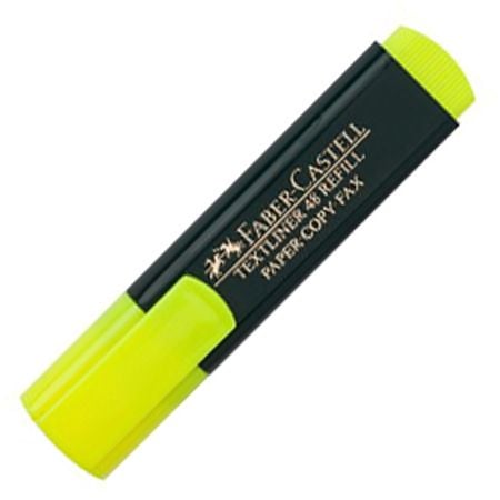 Текстмаркер Faber-Castell, Жълт