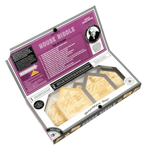 Комплект 3D пъзели Professor Puzzle: Einstein's House Riddle