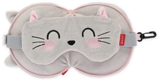 Комплект възглавница и маска за сън Legami - Kitty