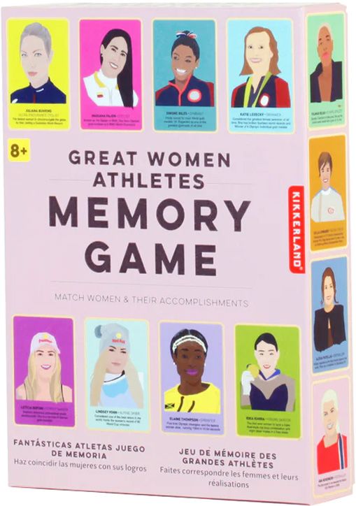 Мемори игра Kikkerland - Известни жени атлети