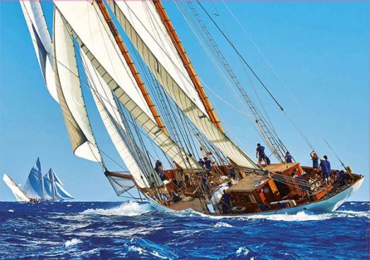 Пъзел Educa: Платноходка, 1000 части