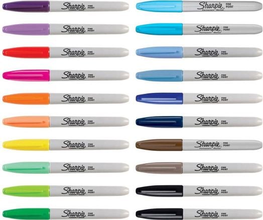 Комплект перманентни маркери Sharpie Fish, 28 бр.