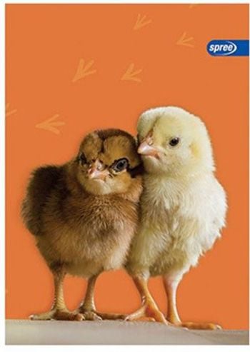 Тетрадка Spree Fluffy Friends А4, 40 листа с широки редове