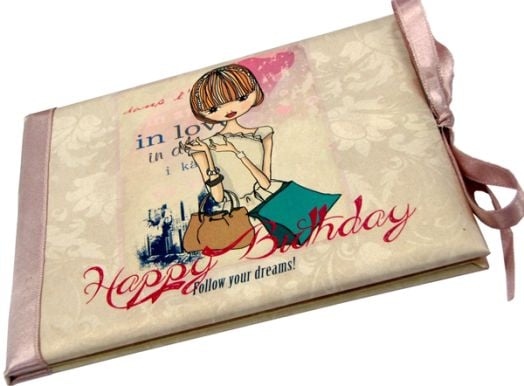 Луксозна картичка за рожден ден - Следвай мечтите си