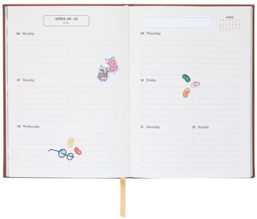 Седмичен планер Grupo Erik Harry Potter за 17 месеца - август 2025 / декември 2026 година