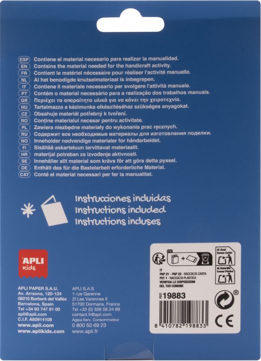 Творчески комплект Apli Kids - Направи сам филцови птици