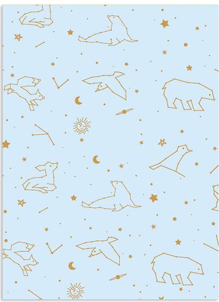 Тетрадка Spree Constellations A5, 40 листа с широки редове