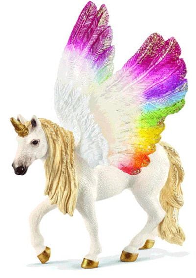 Фигурка Schleich: Крилат еднорог на дъгата, жребец