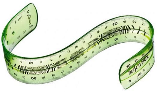 Гъвкава ученическа линийка Maped Twist'n Flex, 20 см.