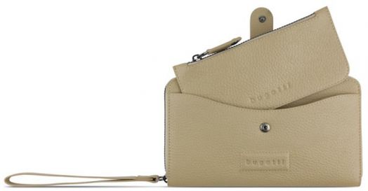 Дамски портфейл Bugatti Elsa Long Wallet, бежов