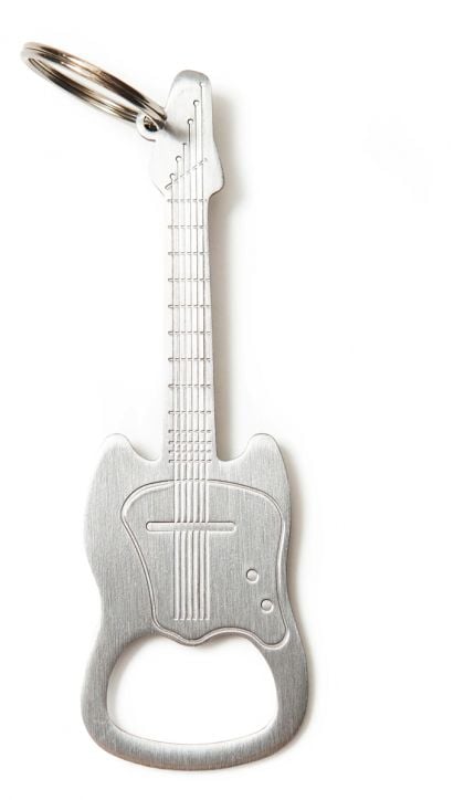 Ключодържател отварачка Kikkerland - Китара