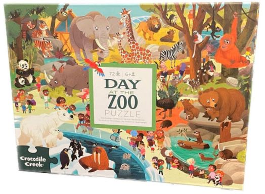 Пъзел Crocodile Creek - Day at the Zoo, 72 части