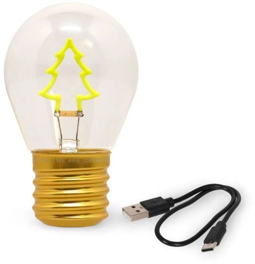 Лампа крушка Legami Bulb Fiction - Коледна елха