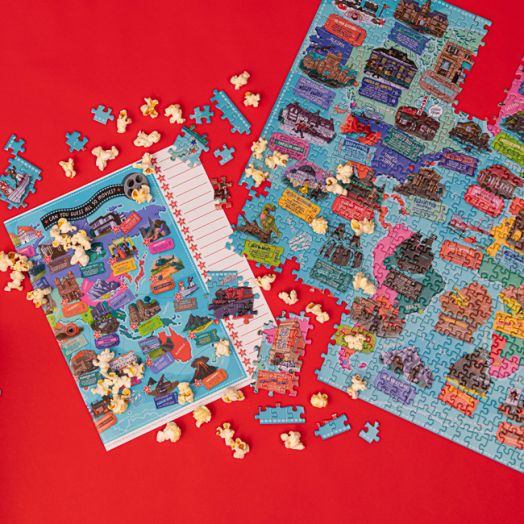 Пъзел Professor Puzzle: Филмови локации, 1000 части