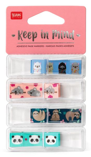 Самозалепващи индекси Legami Keep in Mind Cute Animals