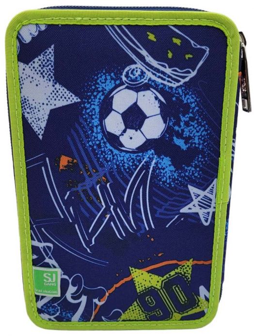 Ученически несесер Seven SJ Ever Goalstreet с три отделения, пълен