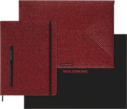 Комплект Moleskine Shine Collector's Box Metallic Red