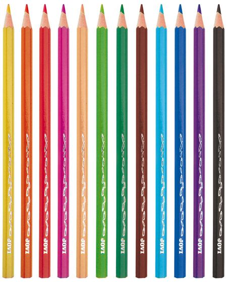 Цветни моливи Jovi, 12 цвята