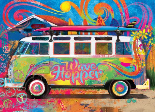 Пъзел Eurographics - Ван Volkswagen Wave Hopper, 550 части