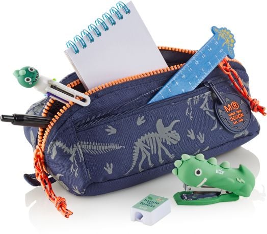 Несесер Miquelrius Dino World с едно отделение, светещ в тъмното