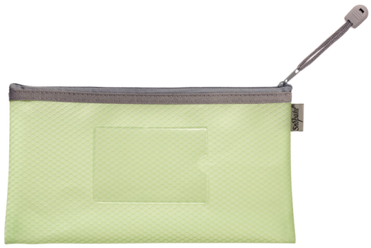 Папка с цип Snopake Mesh Zippa Bag DL, пастелно зеленo