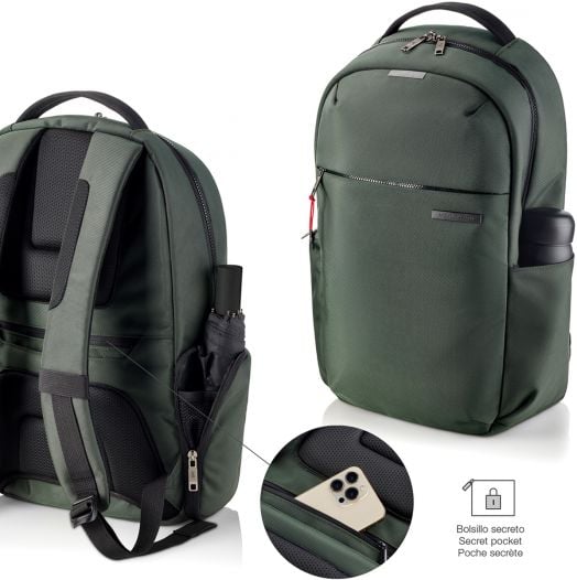 Раница за лаптоп Miquelrius Bag To Work Green, 46 х 38 х 13 см.