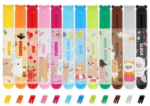 Комплект Маркери Legami - Teddy Friends