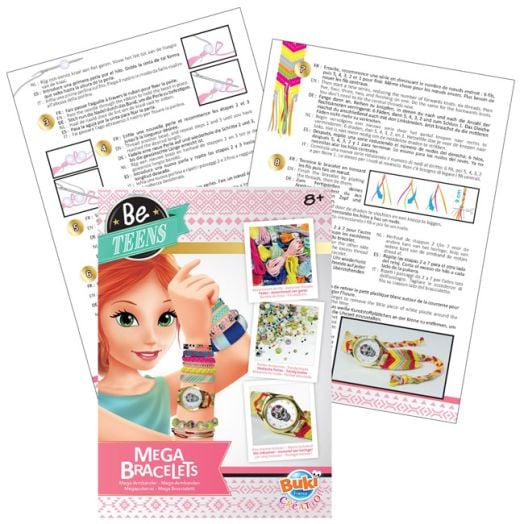 Творчески комплект Buki Be Teens - Разноцветни гривни