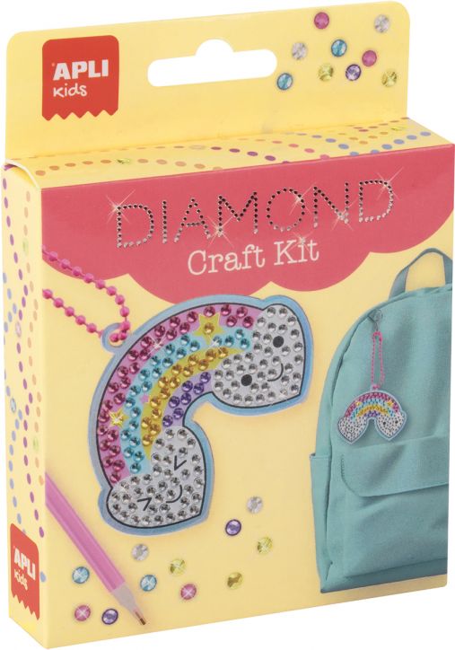 Креативен комплект Apli Kids - Направи си сам ключодържател дъга