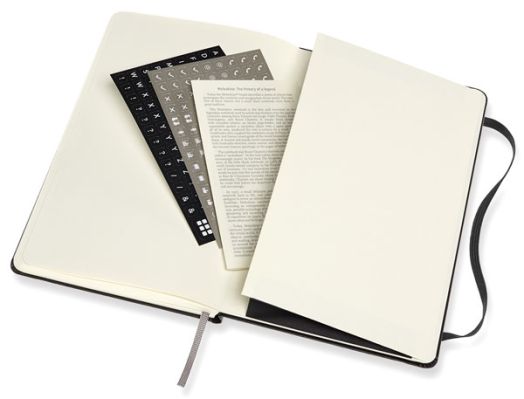 Черен тефтер Moleskine Pro Collection Large Black с твърди корици