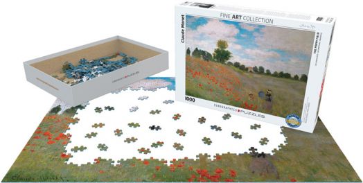 Пъзел Eurographics - Поле с макове, 1000 части