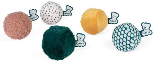 Тактилни топчета Kaloo, 5 бр.