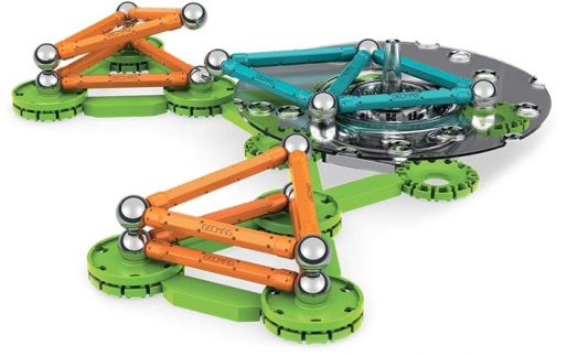 Магнитен конструктор Geomag Mechanics - Зъбни колела, 96 части