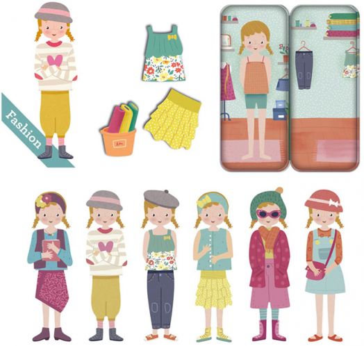 Детска магнитна игра Apli Kids - Мода