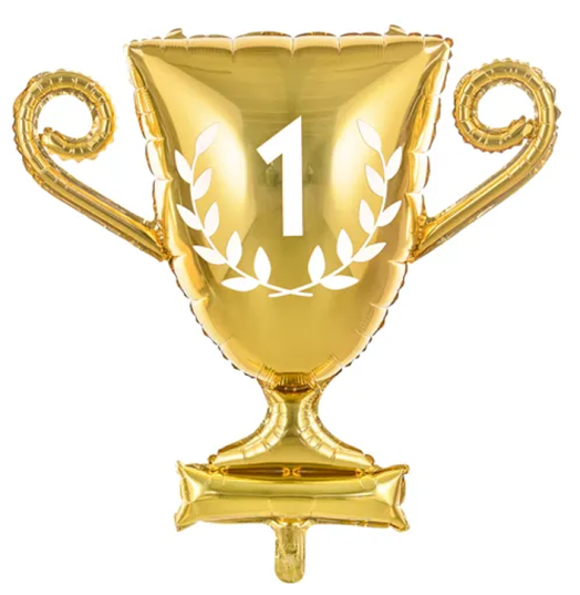 Фолиев балон PartyDeco - Златна купа