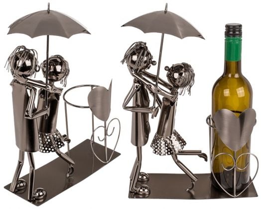 Метална поставка за вино Out of the Blue - Lovers IV