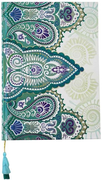 Тефтер Boncahier Mediterraneo Big Blue 3 в размер A4 с твърди корици и бели листа