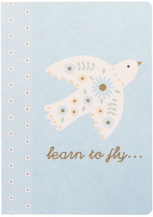 Тетрадка Ancor Birds А4, 48 листа с широки редове