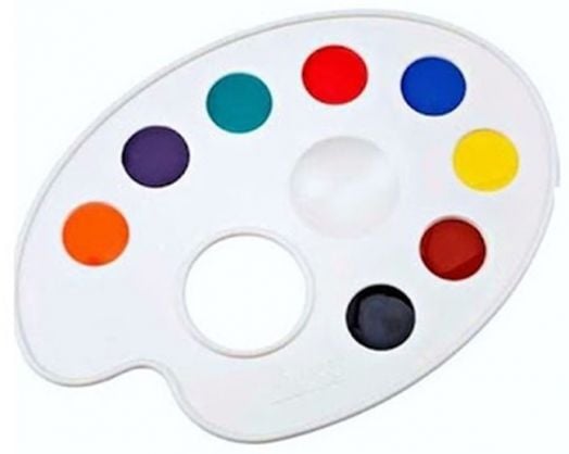 Палитра за рисуване Eren, бяла