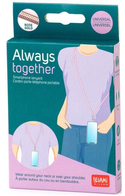 Лента за телефон Legami - Rose Gold