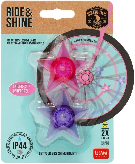 Светлоотразител за спици Legami Ride & Shine - Unicorn, 2 бр.