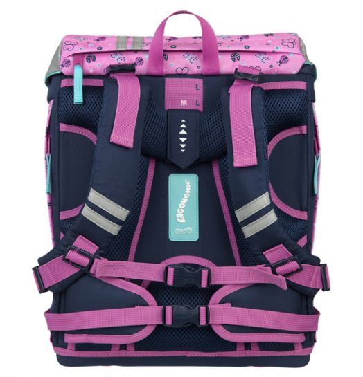 Комплект ученическа раница Ladybug, флекс ергономик